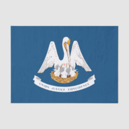 Staatsflagge in Louisiana Seidenpapier