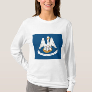 Staatsflagge in Louisiana T-Shirt