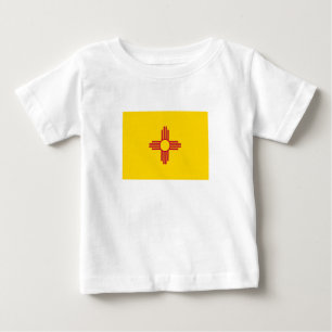 Staatsflagge in Mexiko Baby T-shirt