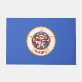 Staatsflagge in Minnesota Fußmatte