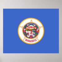 Staatsflagge in Minnesota