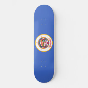 Staatsflagge in Minnesota Skateboard