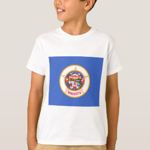 Staatsflagge in Minnesota T-Shirt