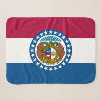Staatsflagge in Missouri Print Patriotic Sherpadecke