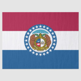 Staatsflagge in Missouri Seidenpapier