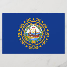 Staatsflagge in New Hampshire Briefpapier
