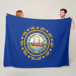 Staatsflagge in New Hampshire Fleecedecke