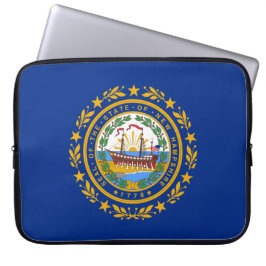 Staatsflagge in New Hampshire Laptopschutzhülle