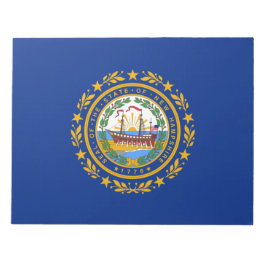 Staatsflagge in New Hampshire Notizblock