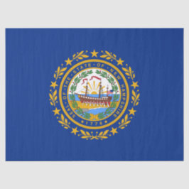 Staatsflagge in New Hampshire Seidenpapier