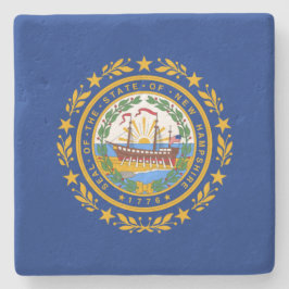 Staatsflagge in New Hampshire Steinuntersetzer