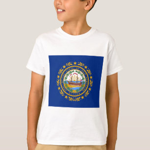 Staatsflagge in New Hampshire T-Shirt