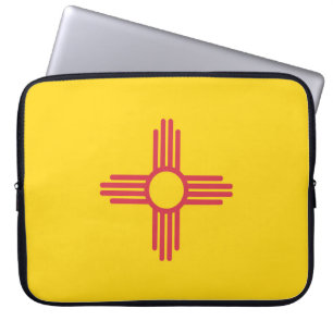 Staatsflagge in New Mexico, USA Laptopschutzhülle