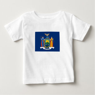 Staatsflagge in New York Baby T-shirt
