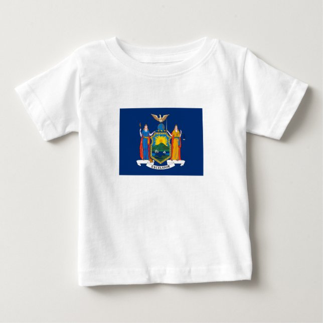 Staatsflagge in New York Baby T-shirt (Vorderseite)