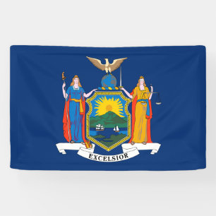 Staatsflagge in New York Banner