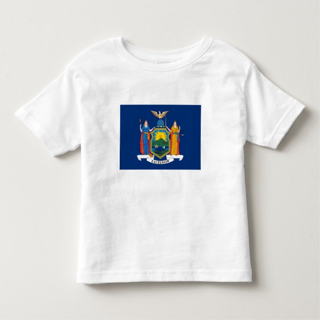 Staatsflagge in New York Kleinkind T-shirt (Vorderseite)