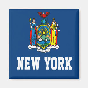 Staatsflagge in New York Magnet