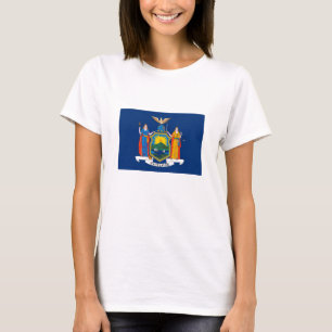 Staatsflagge in New York T-Shirt