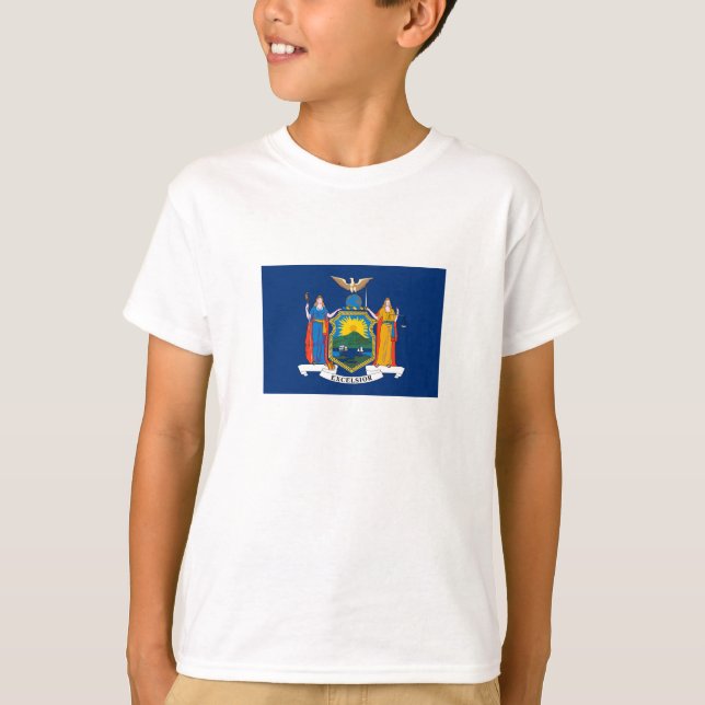 Staatsflagge in New York T-Shirt (Vorderseite)