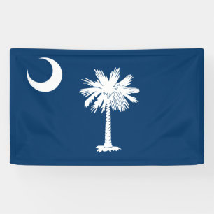 Staatsflagge in South Carolina Banner
