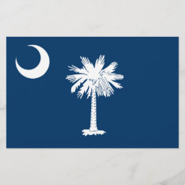 Staatsflagge in South Carolina Briefpapier