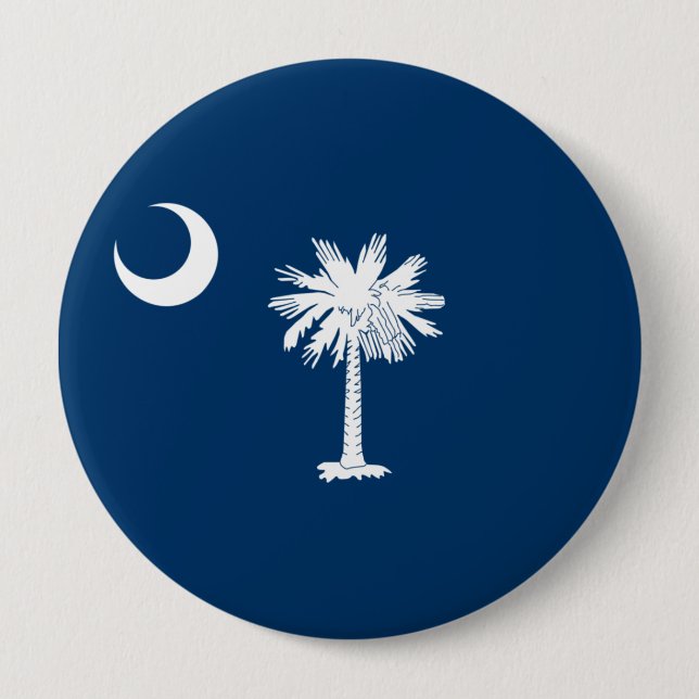 Staatsflagge in South Carolina Button (Vorderseite)