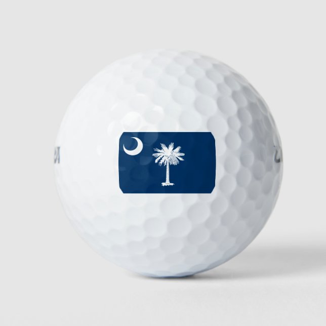 Staatsflagge in South Carolina Golfball (Vorderseite)