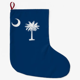 Staatsflagge in South Carolina Großer Weihnachtsstrumpf