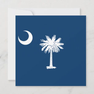 Staatsflagge in South Carolina Karte