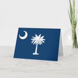 Staatsflagge in South Carolina Karte