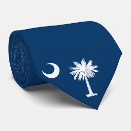 Staatsflagge in South Carolina Krawatte