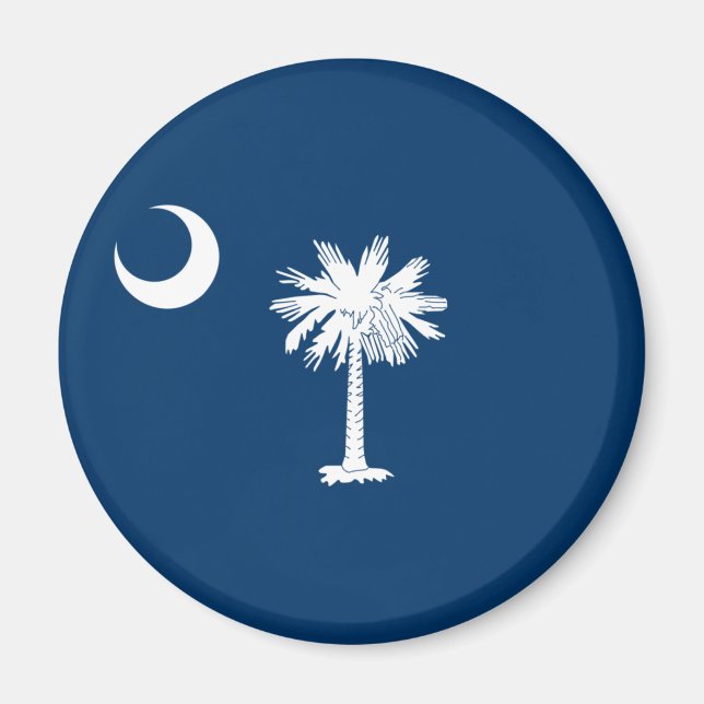 Staatsflagge in South Carolina Magnet (Vorne)