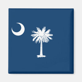 Staatsflagge in South Carolina Magnet