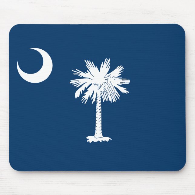 Staatsflagge in South Carolina Mousepad (Vorne)