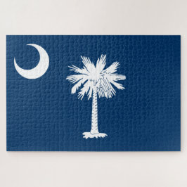 Staatsflagge in South Carolina Puzzle