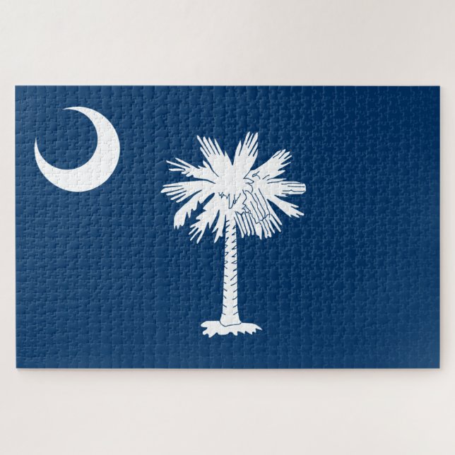 Staatsflagge in South Carolina Puzzle (Horizontal)