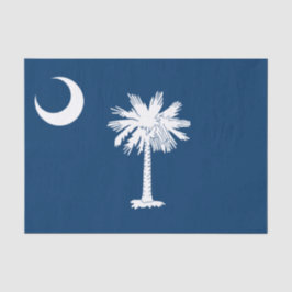 Staatsflagge in South Carolina Seidenpapier