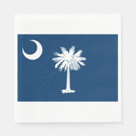 Staatsflagge in South Carolina Serviette
