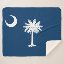 Staatsflagge in South Carolina Sherpadecke