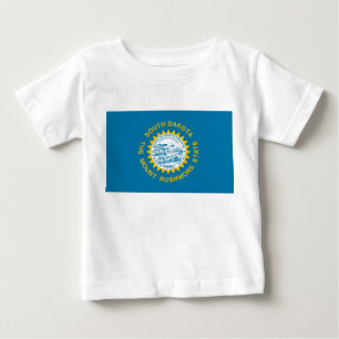 Staatsflagge in Süddakota Baby T-shirt