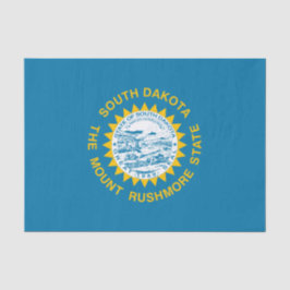 Staatsflagge in Süddakota Seidenpapier
