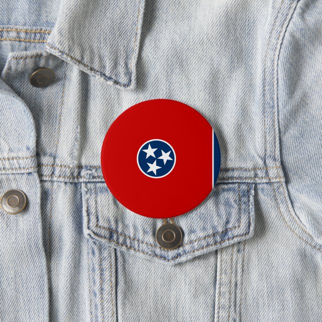 Staatsflagge in Tennessee Button (Beispiel)