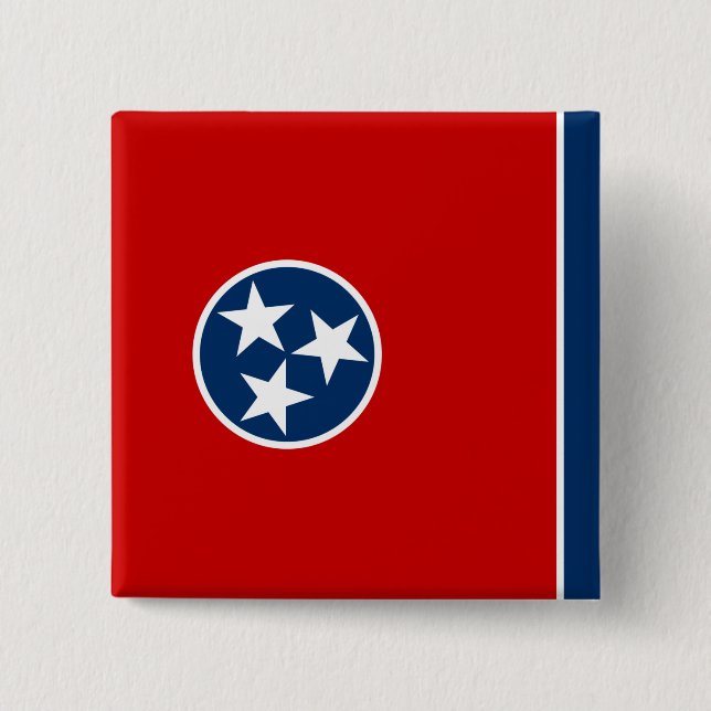 Staatsflagge in Tennessee Button (Vorderseite)
