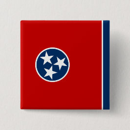 Staatsflagge in Tennessee Button