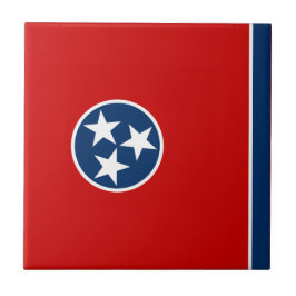 Staatsflagge in Tennessee Fliese
