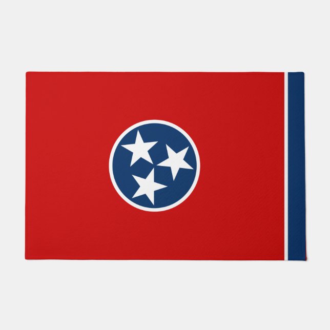 Staatsflagge in Tennessee Fußmatte (Vorderseite)