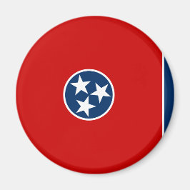 Staatsflagge in Tennessee Magnet