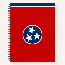 Staatsflagge in Tennessee Notizbuch