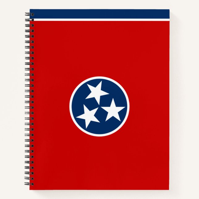 Staatsflagge in Tennessee Notizbuch (Vorderseite)